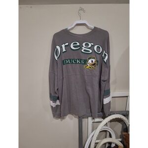 Oregon Ducks Adult 2XL Knights Apparel long sleeve U of O relaxed fit Tee mascot